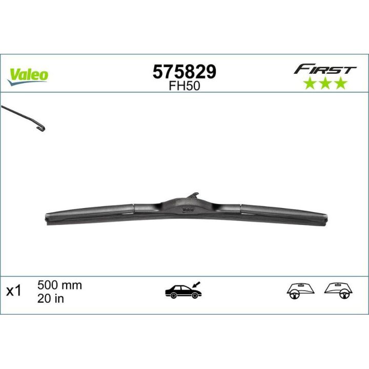 Silecek Süpürgesi First Hibrid VFH50 (500MM) - VALEO 575829
