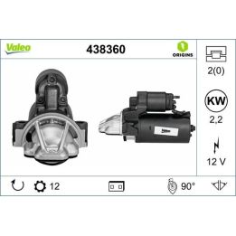 Marş Motoru Citroen Jumper III Fiat Ducato Ford Transit VII - VALEO 438360