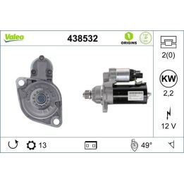 Restarter Marş Motoru VW Crafter II 2.0 TDI - VALEO 438532