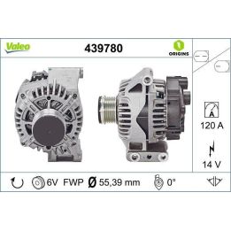 Alternatör Fiat Egea Fiorino Doblo Grande Punto Qubo Lancia 1.3 MJET (2010-) - VALEO 439780