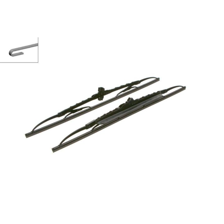 Twin Spoilerli Ön Cam Silecek Takımı 530/530 mm Audi A4 80 Freelander Saab 9-3 - Bosch 3397118401