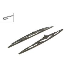 Twin Spoilerli Ön Cam Silecek Takımı 530/530 mm Audi A4 VW Passat (1994-2001) - Bosch 3397001583