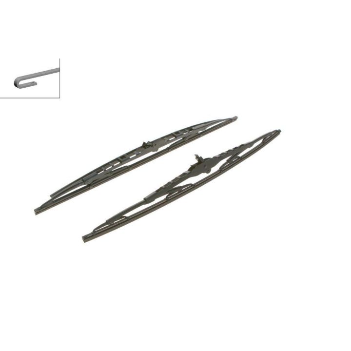 Twin Spoilerli Ön Cam Silecek Takımı 530/530 mm Audi A4 VW Passat (1994-2001) - Bosch 3397001583