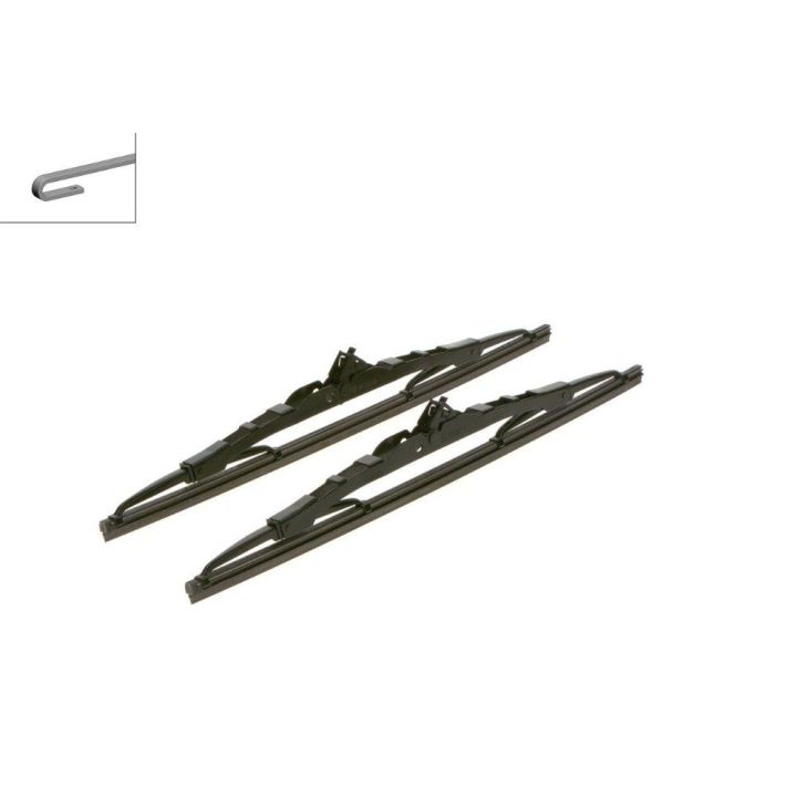 Twin Silecek Seti 340/340 MM Lada Fiat 126P Modelleri İçin (1975-) - BOSCH 3397118700