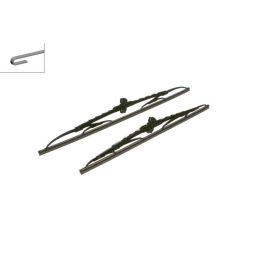 Twin Silecek Seti 530/450 MM Renault Clio Fiat Punto Nissan Micra İçin (1998-2010) - BOSCH 3397118402