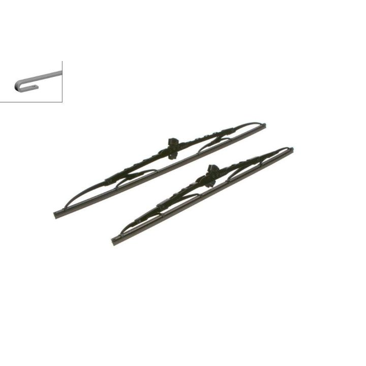 Twin Silecek Seti 530/450 MM Renault Clio Fiat Punto Nissan Micra İçin (1998-2010) - BOSCH 3397118402