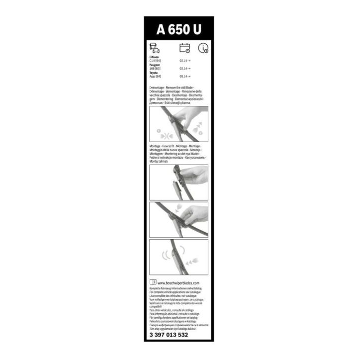 Aerotwin Silecek Seti 650/650 Mm - BOSCH 3397013532