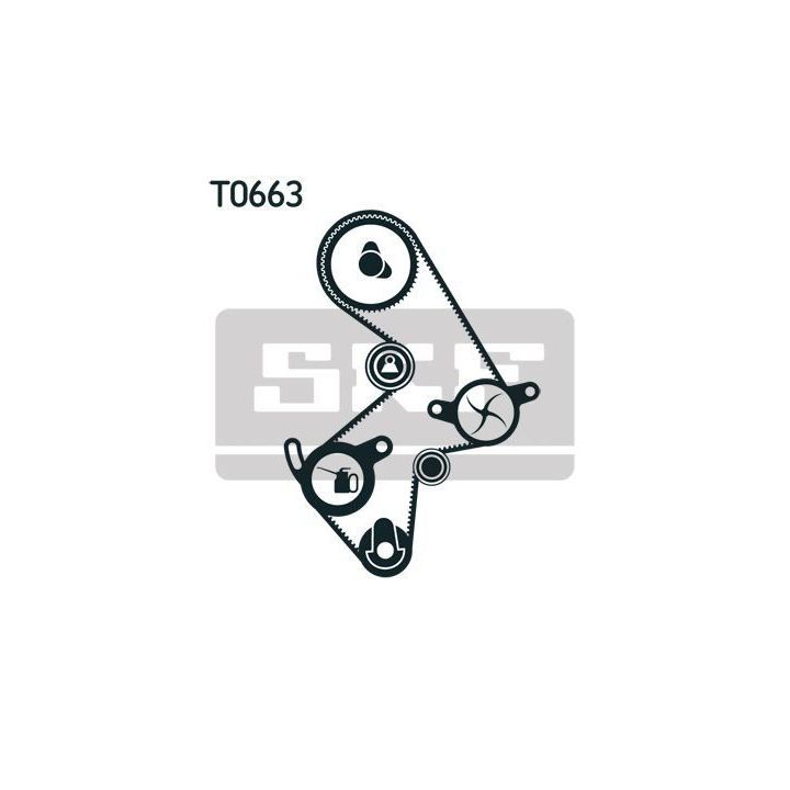 Triger Kayış Seti 163 Diş Toyota Carina E Corona RAV4 2.0 3SFE Motorlar İçin (1988-1997) - SKF VKMA91003