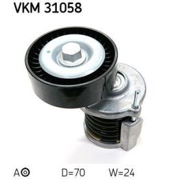 V Kayışı Gergi Kasnağı VW Amarok Caddy Passat CC Jetta Polo Tiguan Touareg Audi A4 A5 A6 (2003-2006) - SKF VKM31058