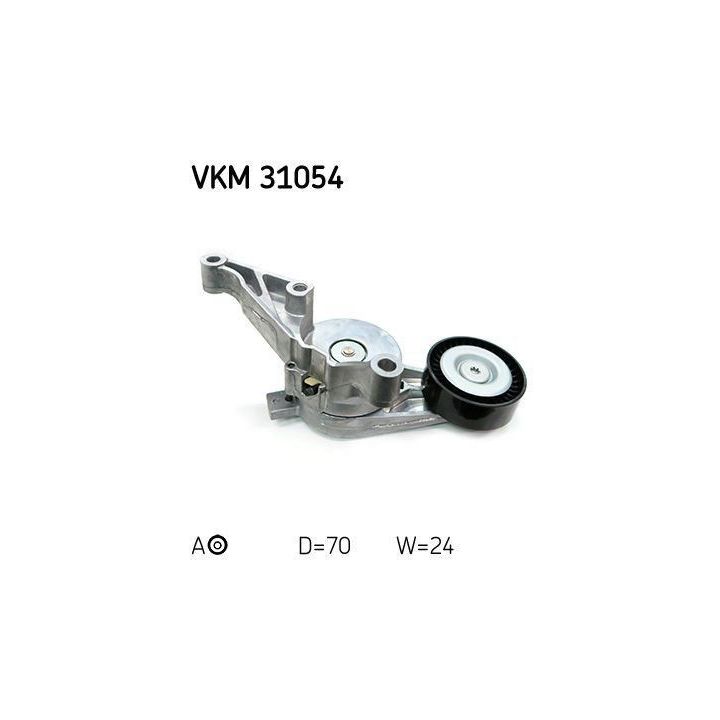 V Kayışı Gergi Kasnağı VW Caddy II Golf 1.9 TDI (2004-2010) - SKF VKM31054