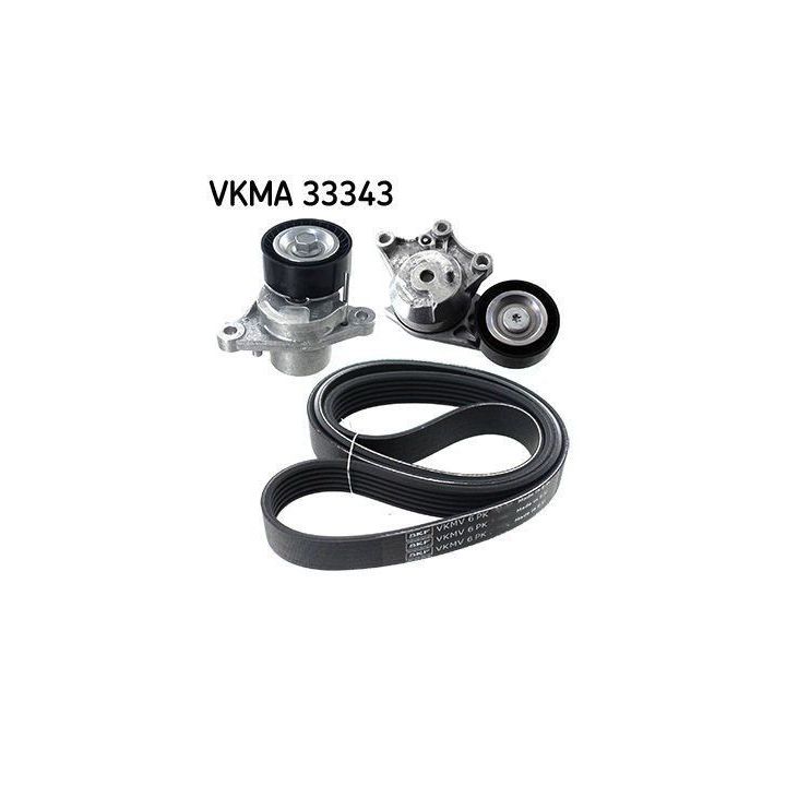 V Kayışı Seti Citroen C4 Cactus C4 Picasso II Peugeot 3008 (2013-2021) - SKF VKMA33343