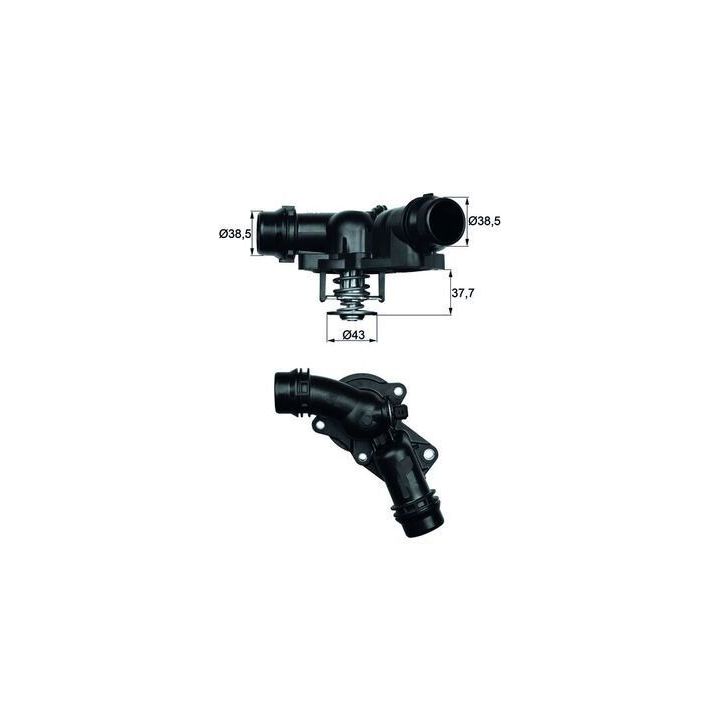 Termostat 97 ºC BMW M52 M54 E36 E38 E39 E46 E60 E65 E83 E53 E85 - MAHLE TM1397