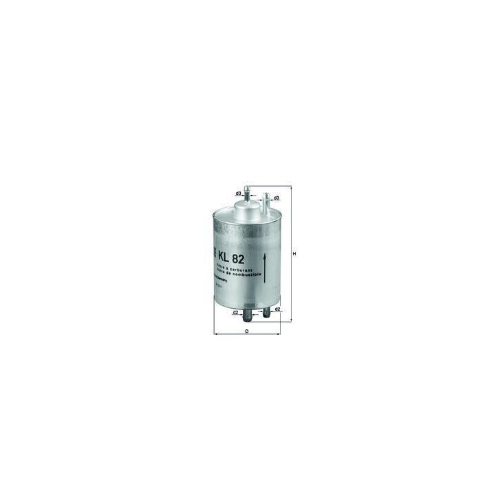 Yakıt Filtresi Mercedes W202 W203 C208 C209 W210 W220 R230 R170 W463 M112 M113 M273 - MAHLE KL82