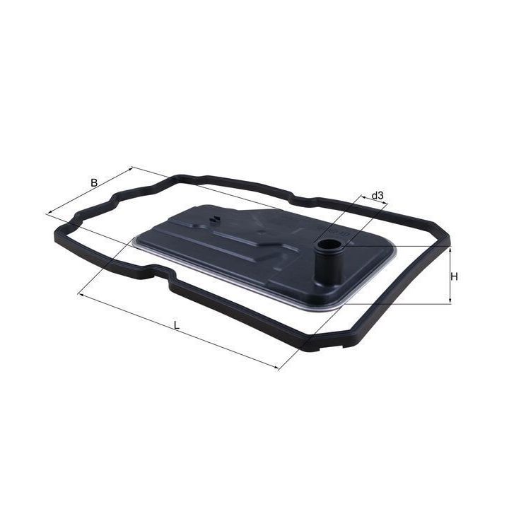 Otomatik Şanzıman Yağ Filtre Seti Mercedes C-E-S Serisi W203 W204 W205 W212 W221 İçin - MAHLE HX124D