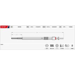 Kızdırma Bujisi Aro Jeep Renault Volvo C30 C70 S40 S60 S80 V50 V60 XC90 XC60 - SVAC SV187