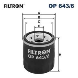 Yağ Filtresi Dacia Dokker Duster II Lodgy Lada X-Ray Renault Clio IV Megane IV Talisman İçin - FILTRON OP643/6