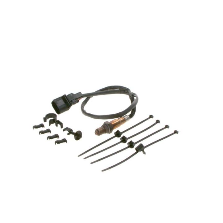 Oksijen Lambda Sensörü (5 Kutuplu 750mm) Audi A3 A4 A6 TT Seat Leon Toledo İçin (1999-2009) - BOSCH 0258007353