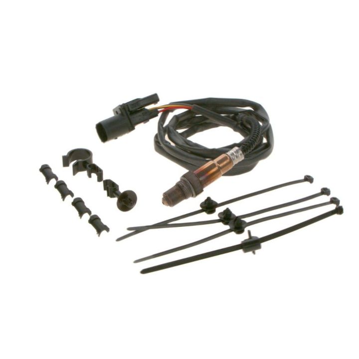 Oksijen Lambda Sensörü AQN (5 Kutuplu 1720mm) VW Bora Beetle Golf V Audi A8 Q7 İçin (2000-) - BOSCH 0258007361