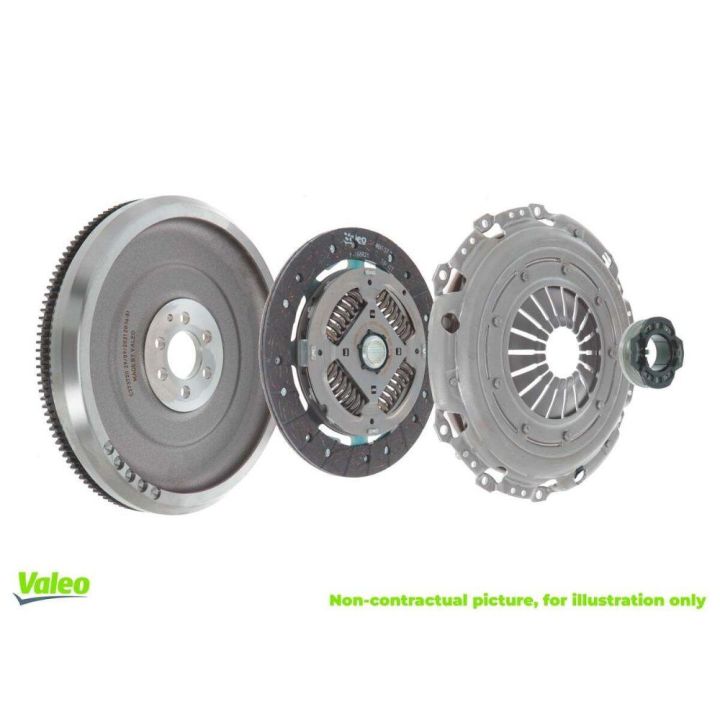 Citroen C4 C5 Peugeot 307 407 607 2.0 HDI İçin Volant Ve Rulmanlı Debriyaj Seti 240MM (2004-2007) - VALEO 835368
