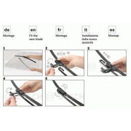 Ön Tekli Evrensel Kancalı Muz Tipi Silecek Süpürgesi Aerotwin Retro 600MM - AR24U BOSCH 3397008538