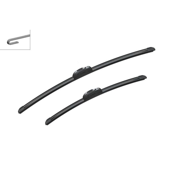 Silecek Süpürgesi Aerotwin Retro Ön Takım 600-450mm Chevrolet Citroen Fiat Ford Hyundai Kia Nissan Renault İçin - Bosch 33971189