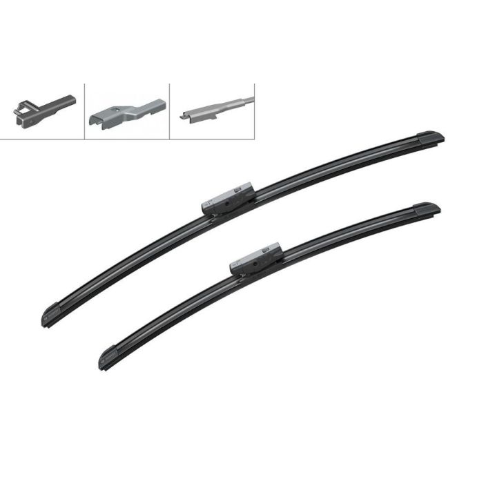 Aerotwin Multiclip Silecek Seti (530/450 MM) VW Bora Golf Polo Seat Cordoba Mazda 3 İçin (2003-2009) - BOSCH 3397007460