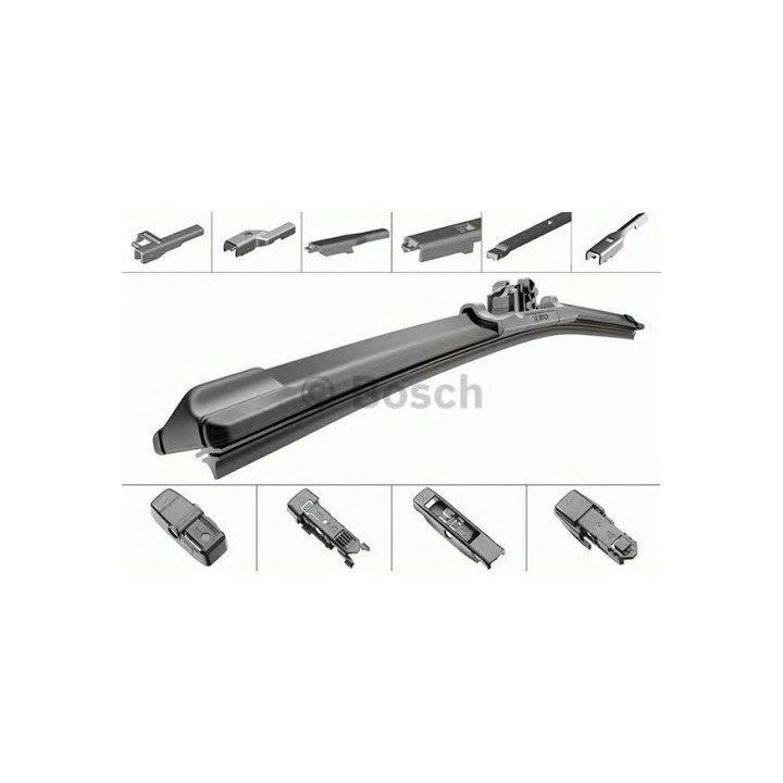 Muz Tipi Tek Silecek Süpürgesi Aerotwin Plus 340MM Ford Ka Fiat 500 I20 Mokka Clio IV Twingo İçin (2008-) - BOSCH 3397006941