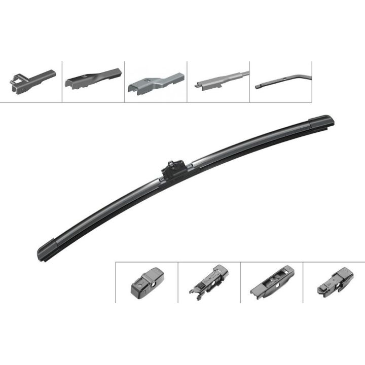 Muz Tipi Tek Silecek Süpürgesi Aerotwin Plus 400MM 4 Adaptör İle Çeşitli Araçlara Uyumlu - BOSCH 3397006943