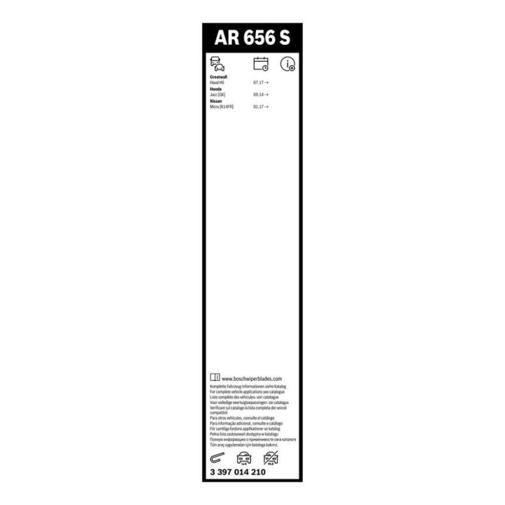 Bosch Aerotwin Silecek Seti 650-360MM Honda Jazz Nissan Micra İçin (2014-) - Bosch 3397014210