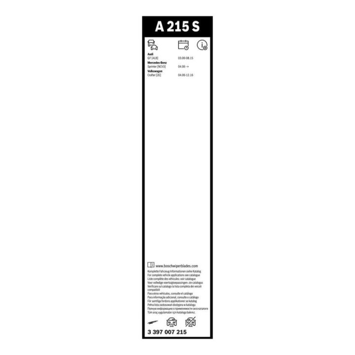 Ön Aerotwin Silecek Süpürgesi Seti 650-600MM Mercedes Sprinter VW Crafter Audi Q7 İçin - BOSCH 3397007215