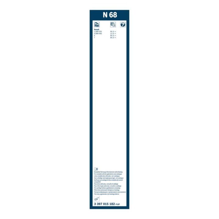 Kancalı Twin Ön Silecek Süpürgesi Tekli 650mm Renault C D K T DTI DXI Motor İçin (2013-) - BOSCH 3397015182