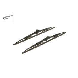 Ön Cam Silecek Takımı Twin 475/475 Mm Espero Lanos Fiesta Puma Civic Crv Prelude İçin (1987-) - Bosch 3397118540