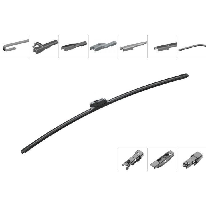Ön Aeroeco Flatwiper Silecek Süpürgesi 700MM Tek Muz Tipi 4 Aparatlı AE70 - BOSCH 3397015584