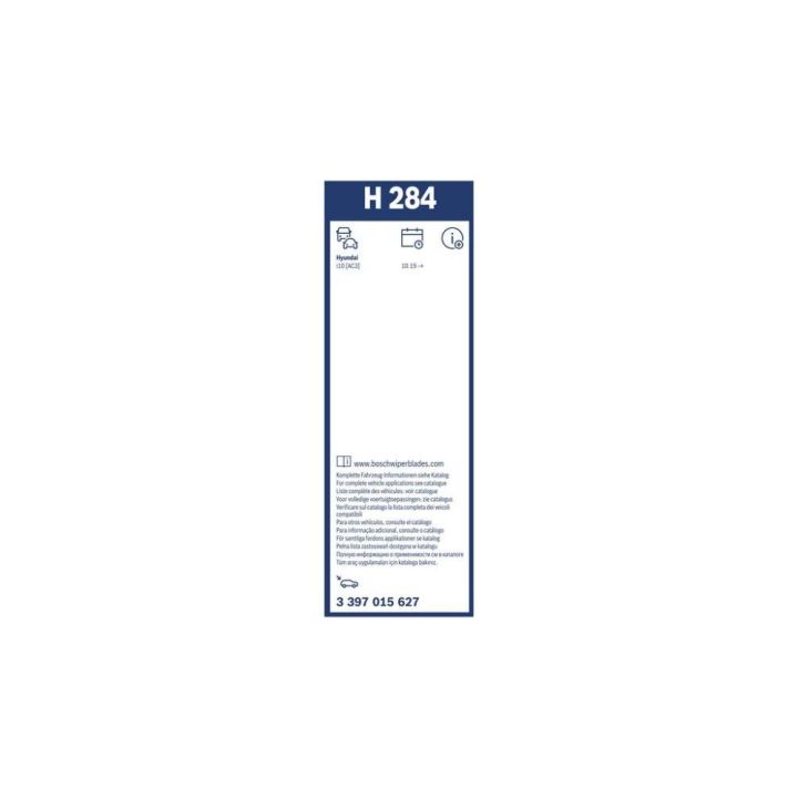 Arka Tekli Silecek Süpürgesi 280mm Hyundai i10 III (2019-) - BOSCH 3397015627