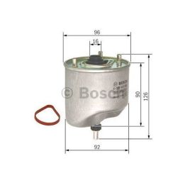 Yakıt Filtresi Peugeot P207 P308 P508 P3008 P5008 Partner Tepee Citroen Berlingo C3 C4 1.4 1.6 HDI - BOSCH F026402862