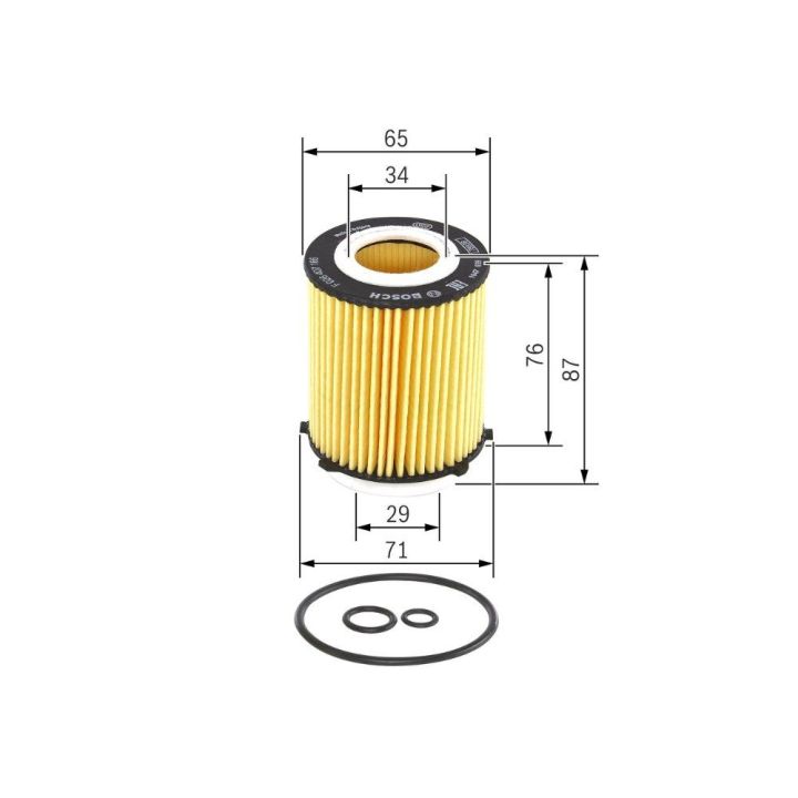 Yağ Filtresi Mercedes M270 M274 Motor W204 W205 W176 W177 W246 W212 W213 Uyumlu - Bosch F026407166