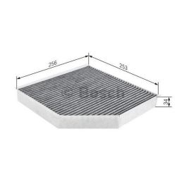Aktif Karbonlu Polen Filtresi Audi A6 A7 ve Bentley İçin Üstün Hava Kalitesi - BOSCH 1987432548