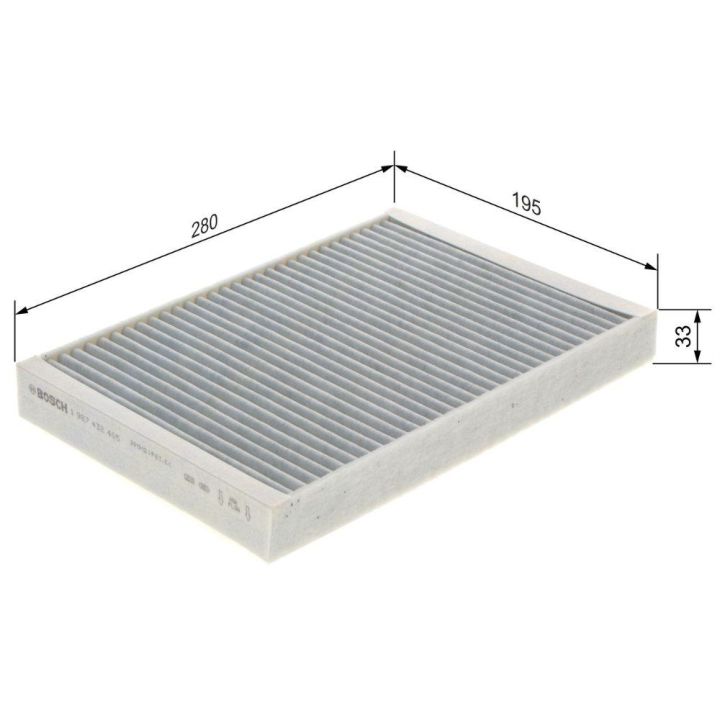Aktif Karbonlu Polen Filtresi Volvo S60 S80 Land Rover İçin (2010-) - BOSCH 1987432405