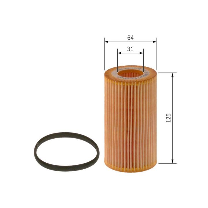 Yağ Filtresi Volvo C30 C70 II S40 II S60 S80 II V40 CC V50 D3 D4 D5 Motorlar İçin - Bosch F026407097