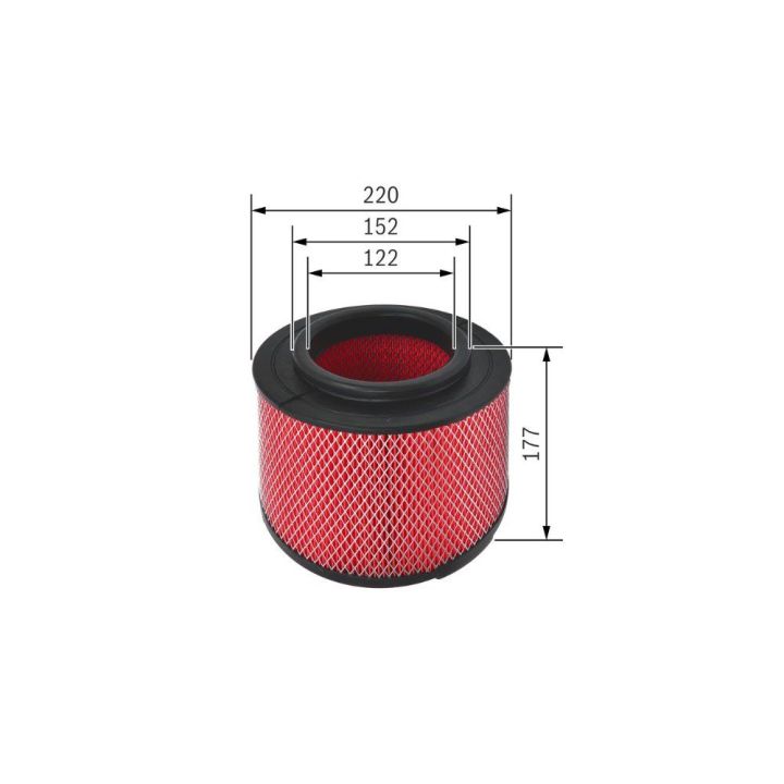 Hava Filtresi Hilux Ranger BT-50 Everest Fortuner Hilux Vigo Innova Kijang Innova İçin - Bosch F026400344