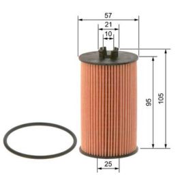 Yağ Filtresi Alfa Romeo 159 Opel Corsa Astra Vectra 1.2 1.4 1.6 1.8 - Bosch 09864B7009