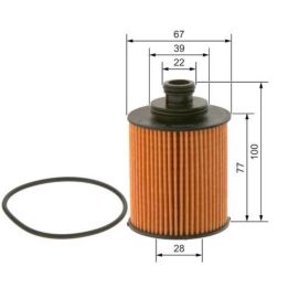 Yağ Filtresi Fiat Doblo Albea Linea Opel Corsa D Astra H 1.3 CDTI JTD - Bosch 09864B7005