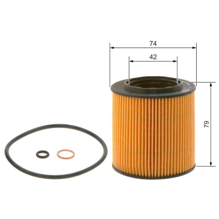 Yağ Filtresi BMW 1-7 Serisi X1 X3 X4 X5 X6 E87 E90 F32 E60 F10 E63 F12 E65 F01 - Bosch 09864B7019