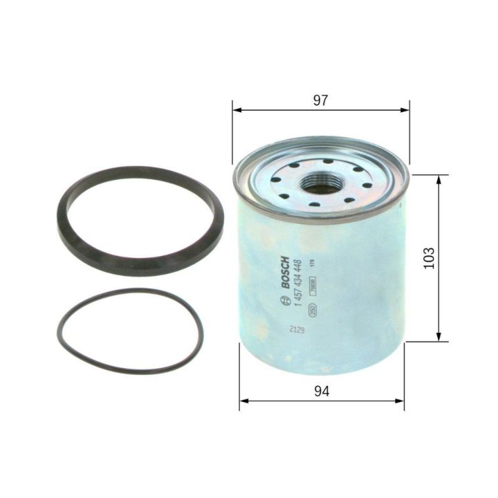 Mazot Yakit Filtresi Jeep Cherokee XJ 2.5 TDI (1995-2001) - BOSCH 1457434448