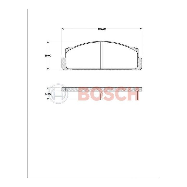 Ön Fren Balatası Fiat Tofaş M131 Dks (1974-1986) - Bosch 0986TB2002