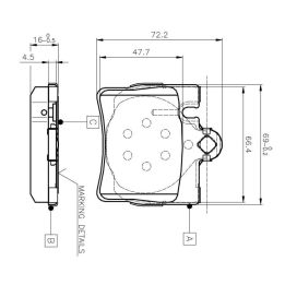 Arka Fren Balatası Mercedes S-Class W220 C215 (1998-2006) - Bosch 0986TB2378