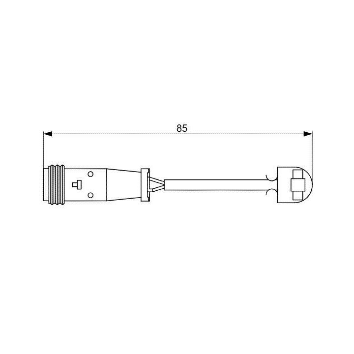Fren Balatası İkaz Kablosu 85 Mm Sprinter Ve Crafter (2006-2011) - Bosch 1987473038