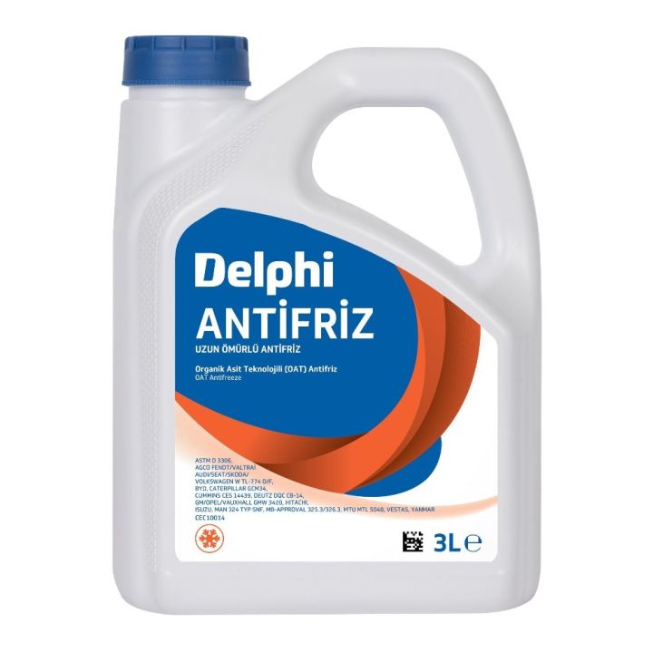 Uzun Ömürlü Antifriz Kırmızı 3 Litre - Delphi CEC10014