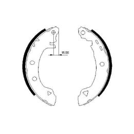 Pabuçlu Fren Balatası Alfa Romeo 33 Marea Brava Bravo (1990-2005) - Bosch 0986487295