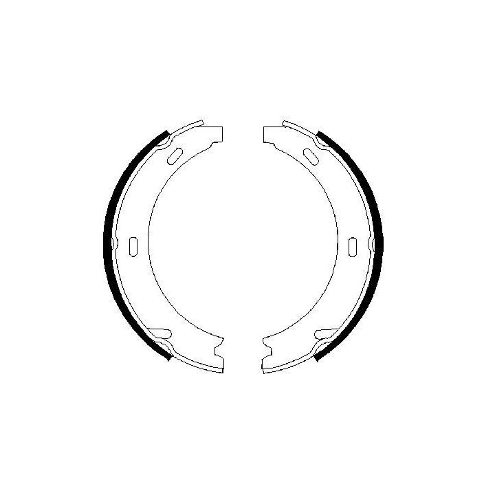El Fren Balatası Mercedes S320 S500 S600 (1993-1998) - Bosch 0986487344